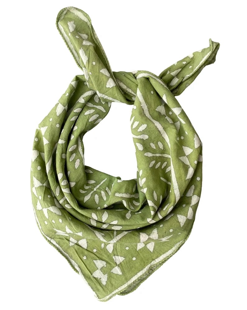Hand block printed bandana